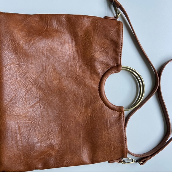 Medium size brown crossbody bag - Picture 5 of 7